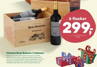 Chateau beau buisson i trækasse