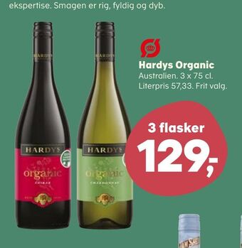 SuperBrugsen Hardys organic tilbud