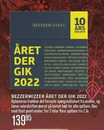 BOGhandleren Bezzerwizzer året der gik 2022 tilbud