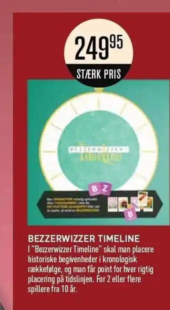 BOGhandleren Bezzerwizzer timeline tilbud