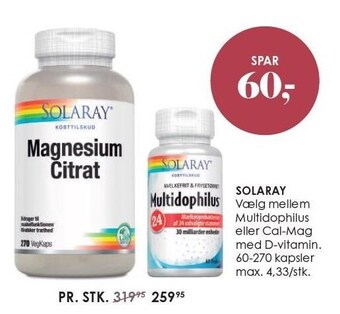 Matas Solaray tilbud