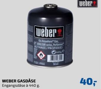Davidsen Weber gasdåse tilbud