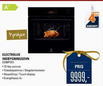 Electrolux indbygningsovn