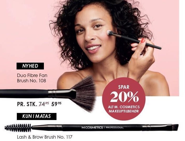 Duo fibre fan brush no. 108 tilbud hos Matas