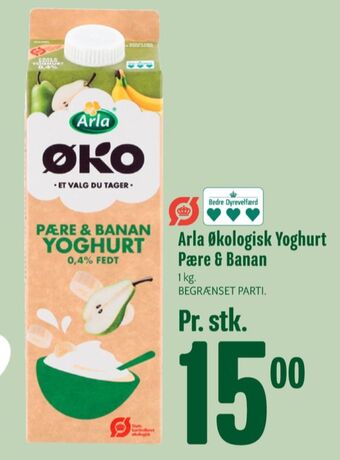 Min Købmand Arla yoghurt pære & banan tilbud