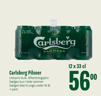 Min Købmand Pilsner øl tilbud