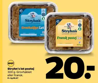 Netto Grovhakket leverpostej let tilbud