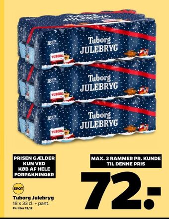 Netto Julebryg øl tilbud