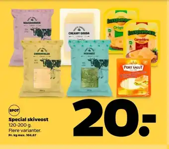 Netto Leerdammer skiveost original tilbud