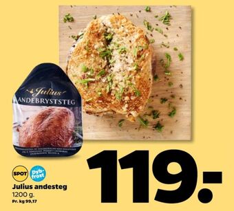 Netto Julius andebryststeg tilbud