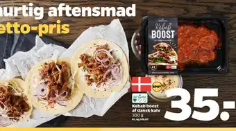 Kebab boost kalvekebab