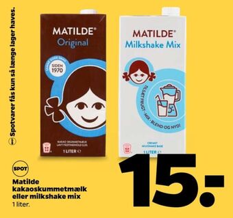 Netto Matilde chokolademælk tilbud