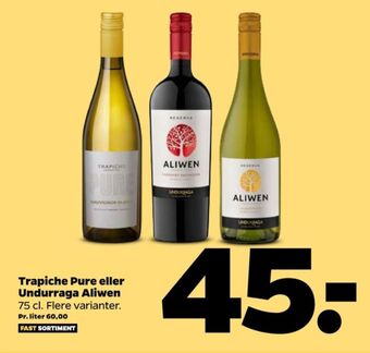 Netto Ukendt argentinsk hvidvin tilbud