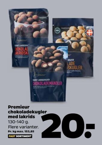 Netto Premieur lakridskugler stærk tilbud