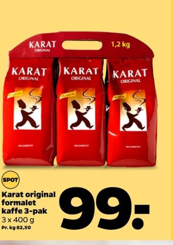 Netto Original kaffe formalet tilbud
