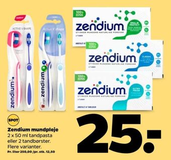 Netto Zendium tandpasta tilbud