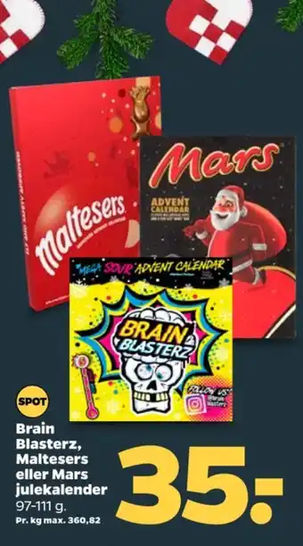 Netto Mars julekalender tilbud