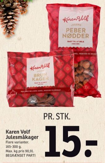 SPAR Karen volf brunkager tilbud