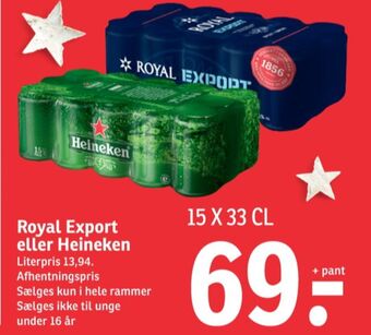 SPAR Export øl tilbud