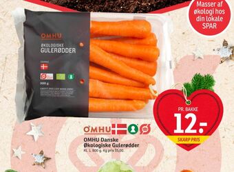 SPAR Omhu gulerødder tilbud