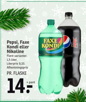 SPAR Pepsi max cola tilbud