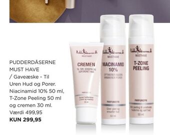 Pudderdåserne must have gaveæske - til uren hud og porer