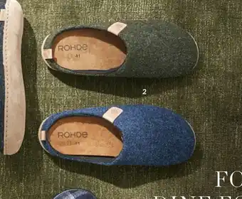 Salling Rohde hjemmesko. harris tweed. tilbud