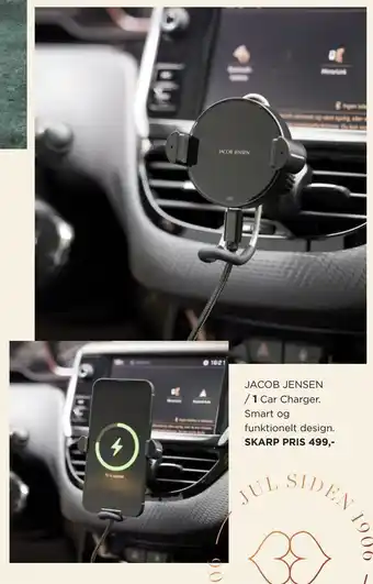 Salling Jacob jensen car charger tilbud