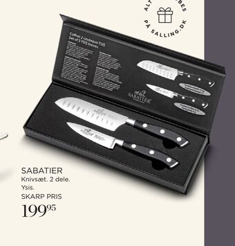 Salling Sabatier knivsæt tilbud