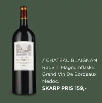 Chateau blaignan rødvin