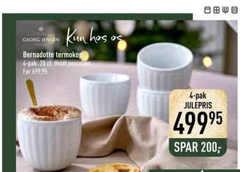 Imerco Bernadotte termokop tilbud