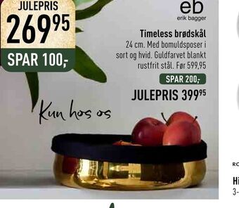 Imerco Timeless brødskål tilbud