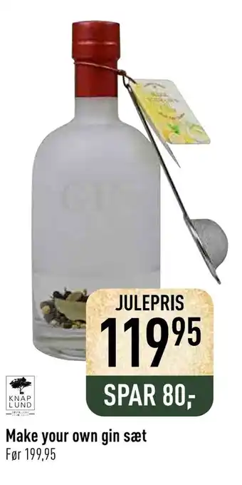Imerco Make your own gin sæt tilbud