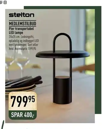 Imerco Pier transportabel led lampe tilbud