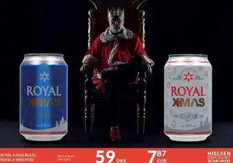 Royal x-mas blå el. hvid