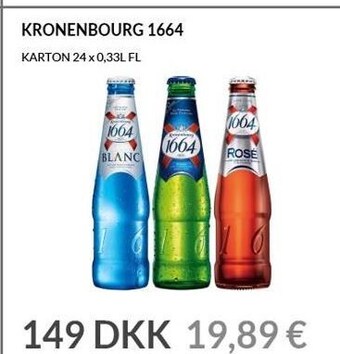 Nielsen's Discount Kronenbourg 1664 tilbud