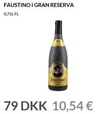 Nielsen's Discount Faustino i gran reserva tilbud