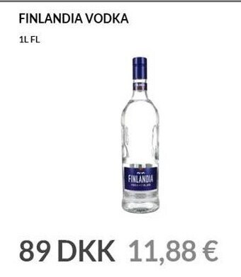 Nielsen's Discount Finlandia vodka tilbud