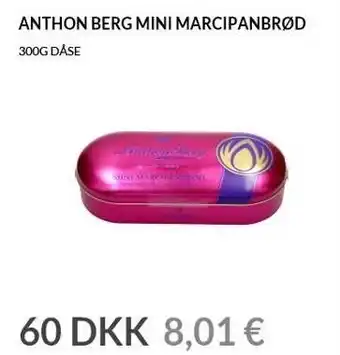 Nielsen's Discount Anthon berg marcipanbrød tilbud