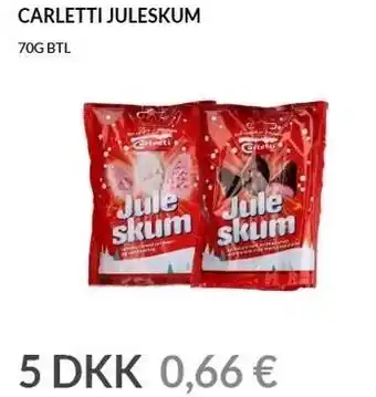 Nielsen's Discount Carletti juleskum tilbud