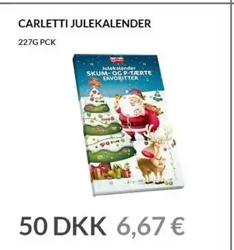 Nielsen's Discount Carletti julekalender tilbud