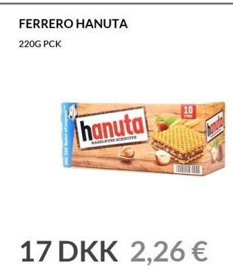 Nielsen's Discount Ferrero hanuta tilbud