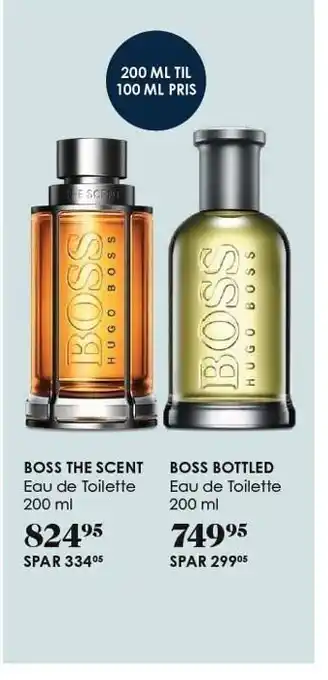 Matas Boss the scent el. boss bottled tilbud