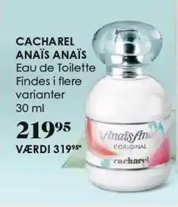 Matas Cacharel anais anais tilbud