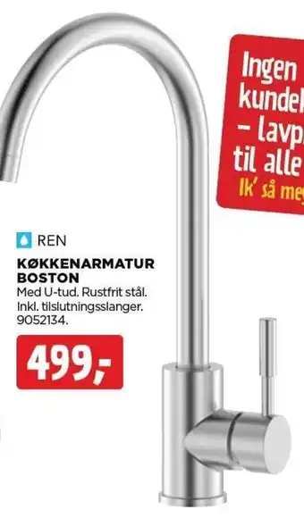jem & fix Ren Køkkenarmatur Boston tilbud