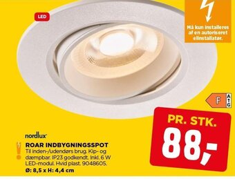 Nordlux Roar Indbygningsspot
