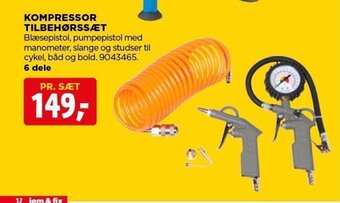 jem & fix Kompressor Tilbehørssæt tilbud