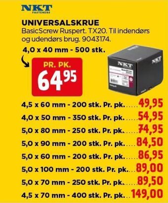 jem & fix Universalskrue tilbud