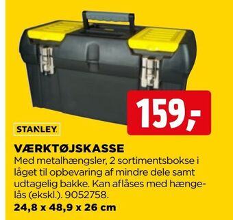 jem & fix Værktøjskasse tilbud