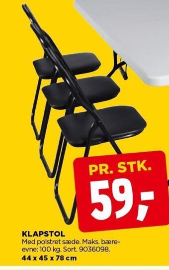 jem & fix Klapstol tilbud
